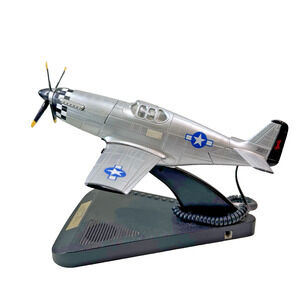 P-51 Mustang Fighter Plane Telephone World War II Home Phone Line Rare Untested